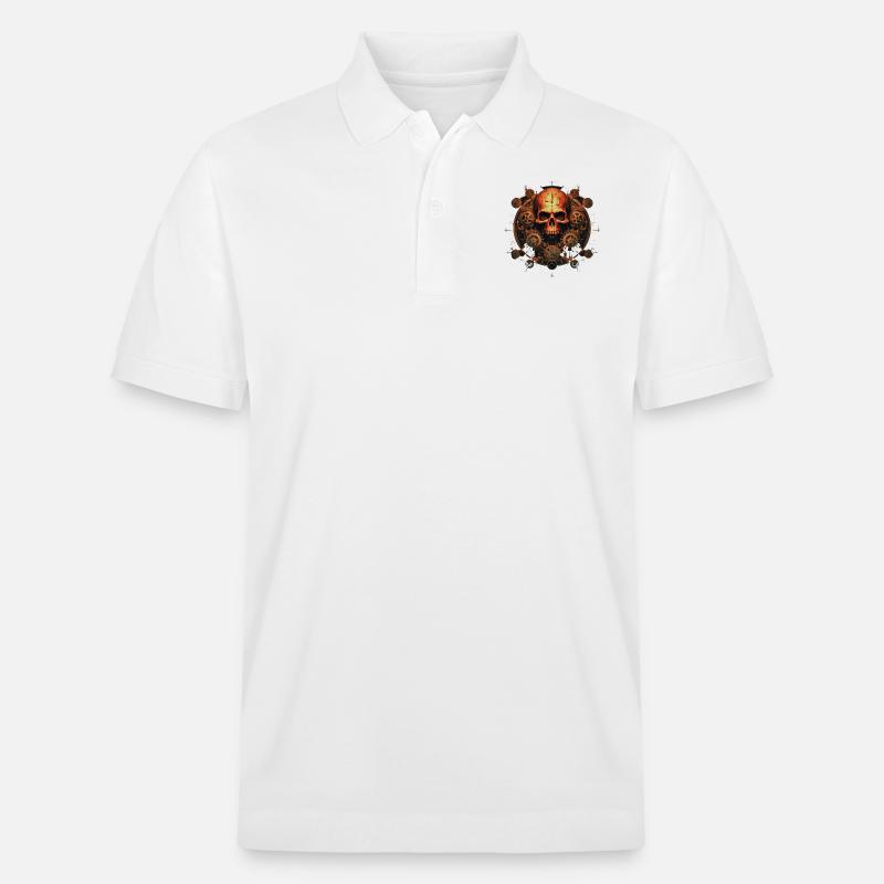 Tschernobyl-Atom 9 - Stanley/Stella Unisex Bio-Poloshirt PREPSTER - Weiß