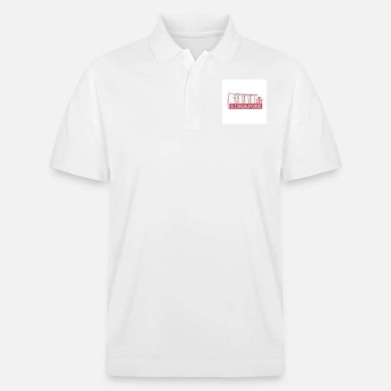 Singapour - Polo PREPSTER bio Stanley/Stella Unisexe - blanc
