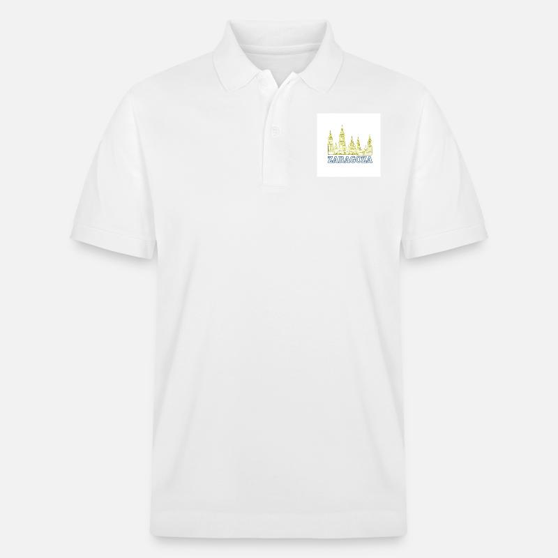 Saragossa - Stanley/Stella Unisex Bio-Poloshirt PREPSTER - Weiß
