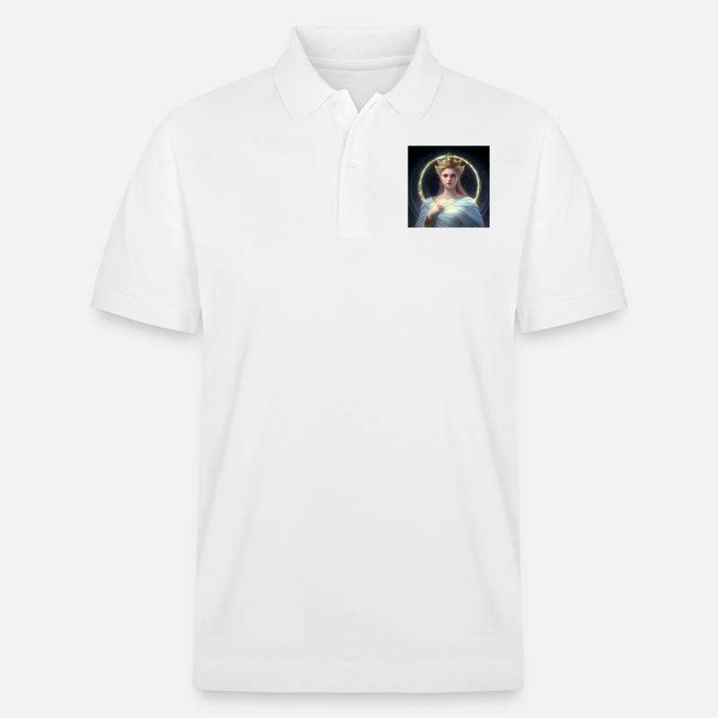 L’Aphrodite céleste - Polo PREPSTER bio Stanley/Stella Unisexe - blanc