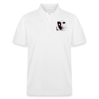 Shadow M - Stanley/Stella Unisex Bio-Poloshirt PREPSTER - Weiß - Vorne - Roxy (174cm) & Andy (188cm)