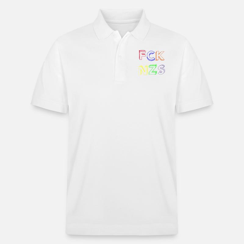 FCK NZS - Stanley/Stella Unisex Bio-Poloshirt PREPSTER - Weiß