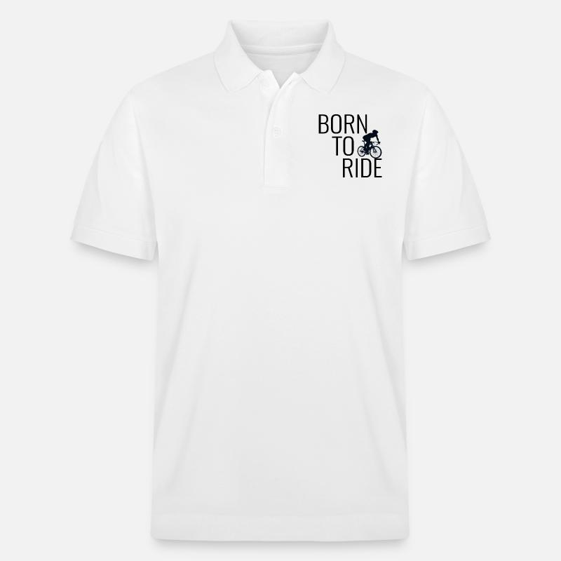 Bicycle Humour Dire Cyclisme - Polo PREPSTER bio Stanley/Stella Unisexe - blanc