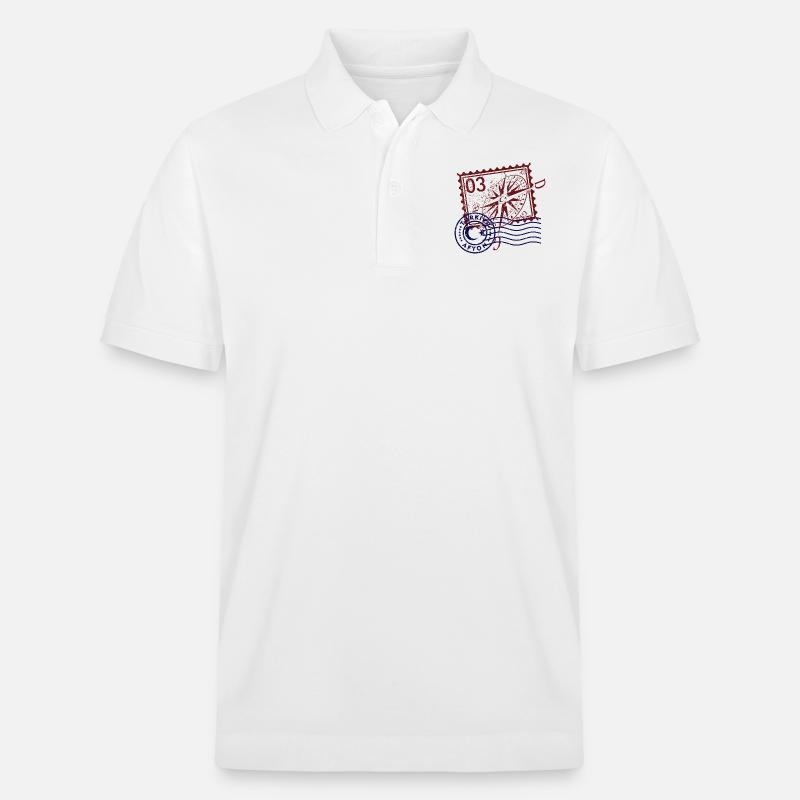 Afyon - Stanley/Stella Unisex Bio-Poloshirt PREPSTER - Weiß