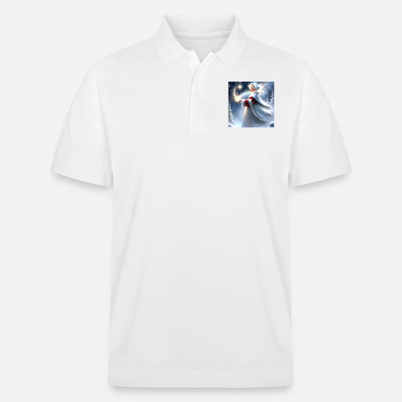 Joyeux Noel #3 - Polo PREPSTER bio Stanley/Stella Unisexe - blanc
