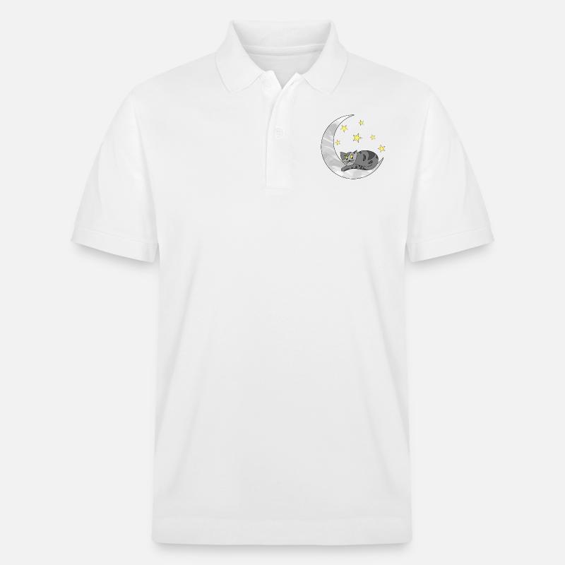 Chat - Polo PREPSTER bio Stanley/Stella Unisexe - blanc