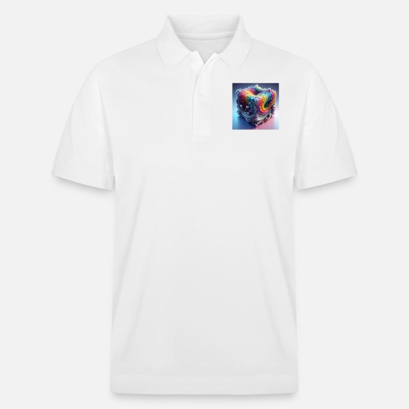 Kubodimensional - Stanley/Stella Unisex Bio-Poloshirt PREPSTER - Weiß