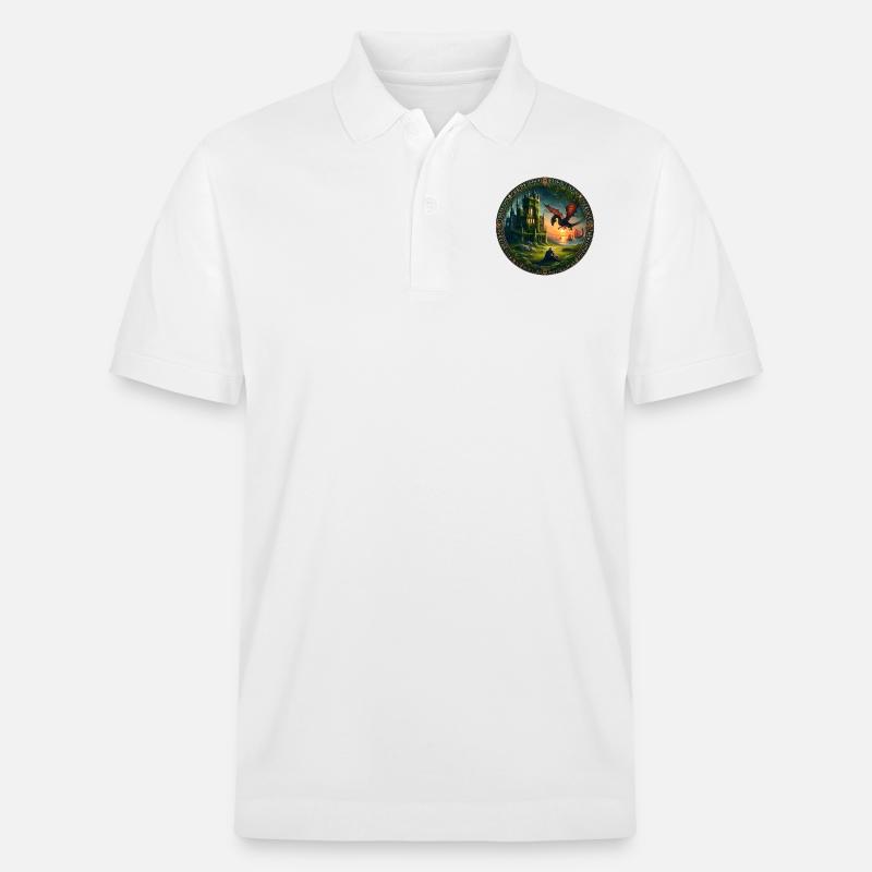 Drachenschloss - Stanley/Stella Unisex Bio-Poloshirt PREPSTER - Weiß