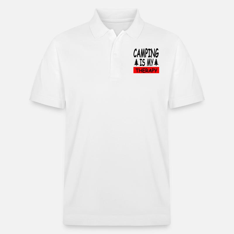 Camping - Stanley/Stella Unisex Bio-Poloshirt PREPSTER - Weiß