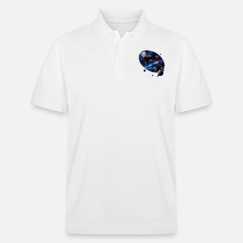 L’origine de l’univers - Polo PREPSTER bio Stanley/Stella Unisexe - blanc