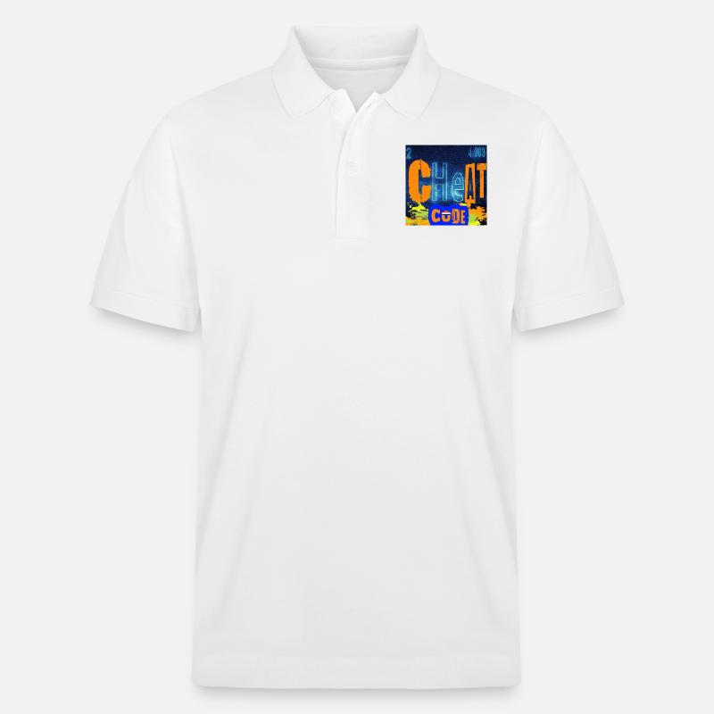 CHEATCODE-CHEMIE - Stanley/Stella Unisex Bio-Poloshirt PREPSTER - Weiß