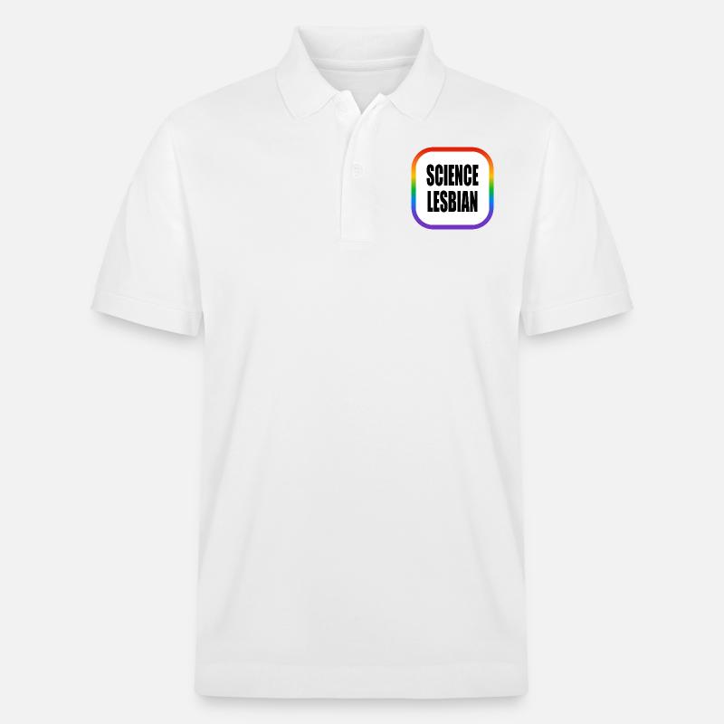 Wissenschaft Lesbisch - Stanley/Stella Unisex Bio-Poloshirt PREPSTER - Weiß