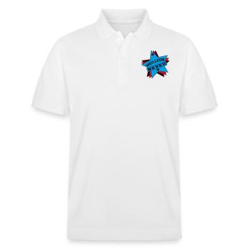 BEST NEPHEW - Stanley/Stella Unisex Organic Polo Shirt PREPSTER - white - Front - Roxy (174cm) & Andy (188cm)