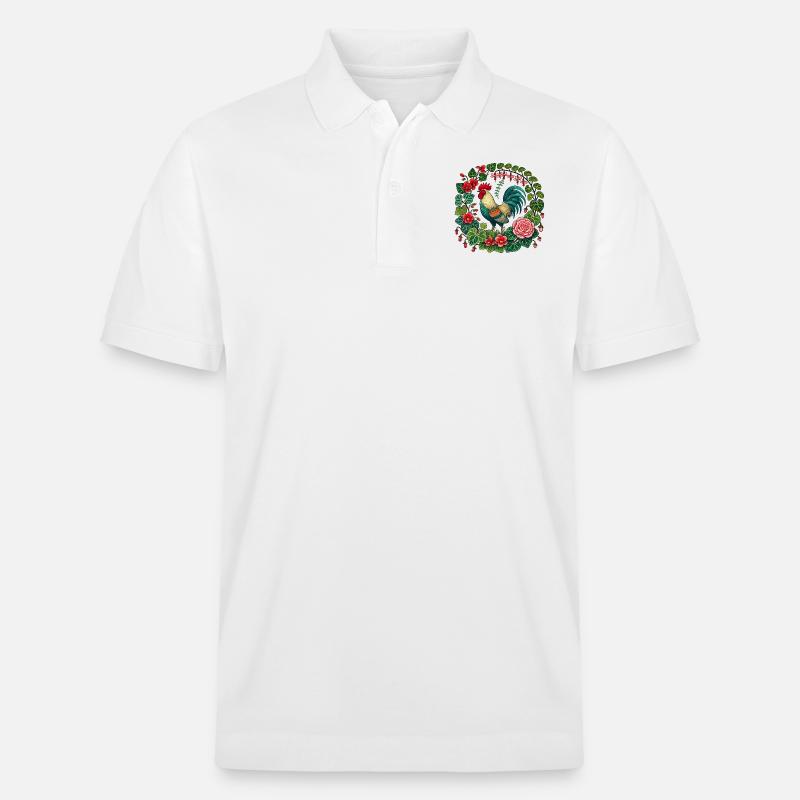 Amoureux du coq - Polo PREPSTER bio Stanley/Stella Unisexe - blanc