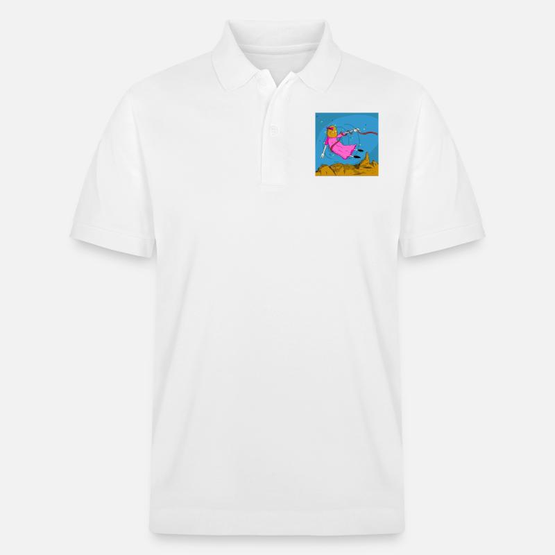 Traum - Stanley/Stella Unisex Bio-Poloshirt PREPSTER - Weiß