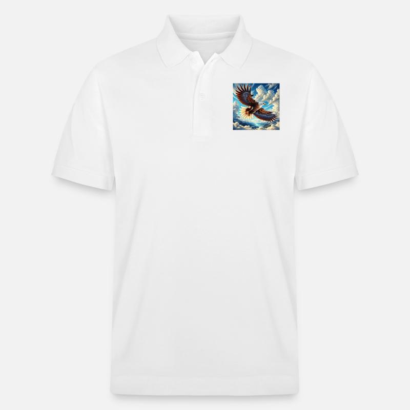 Majestic Eagle - Stanley/Stella Unisex Bio-Poloshirt PREPSTER - Weiß