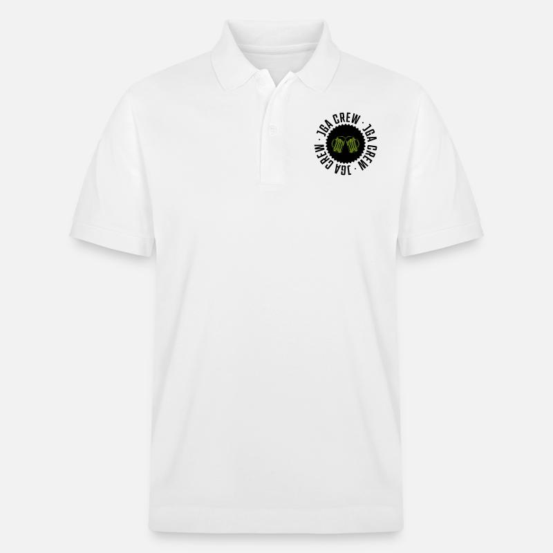 jga crew bier - Stanley/Stella Unisex Bio-Poloshirt PREPSTER - Weiß