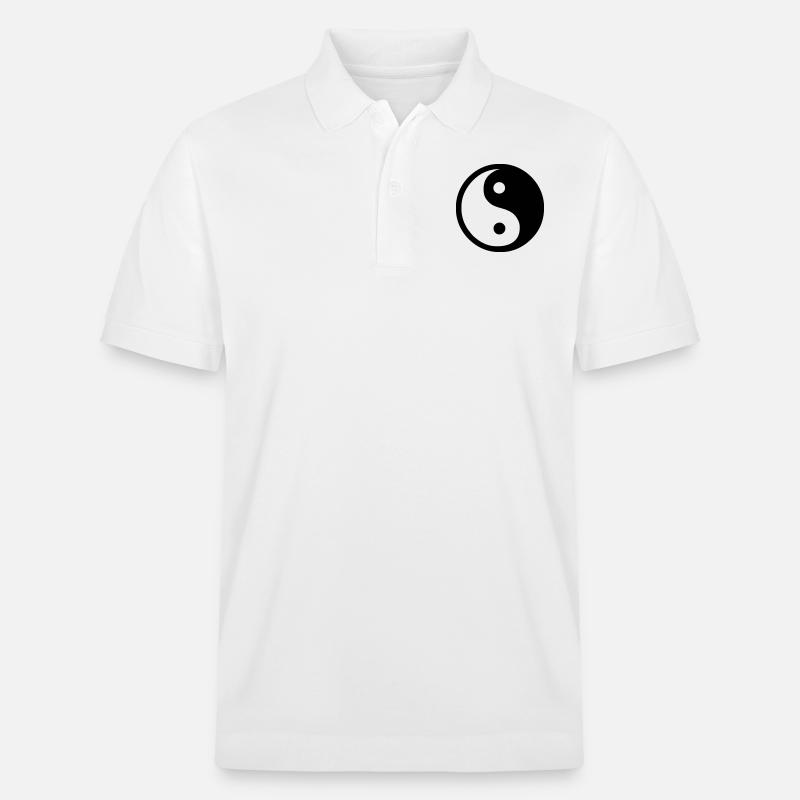 Yin Yang - Stanley/Stella Unisex Bio-Poloshirt PREPSTER - Weiß