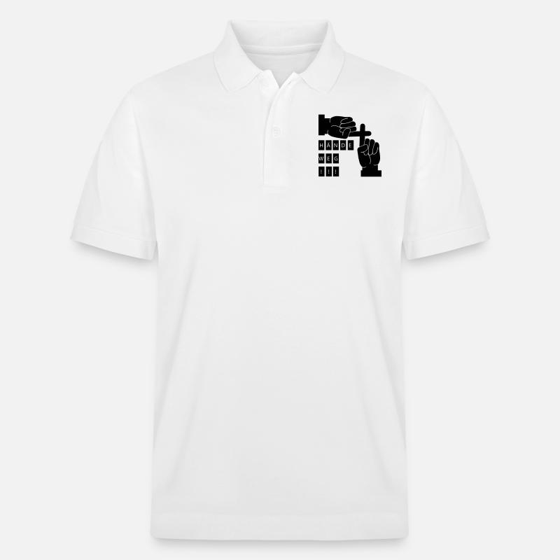 Finger weg - Stanley/Stella Unisex Bio-Poloshirt PREPSTER - Weiß