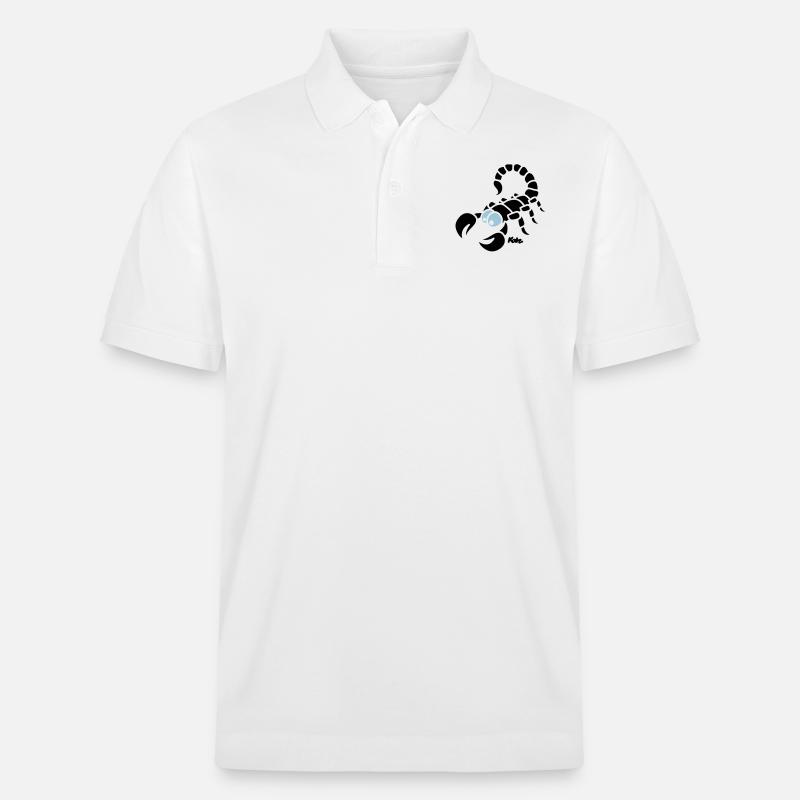 Skorpion (2c) - Polo PREPSTER bio Stanley/Stella Unisexe - blanc