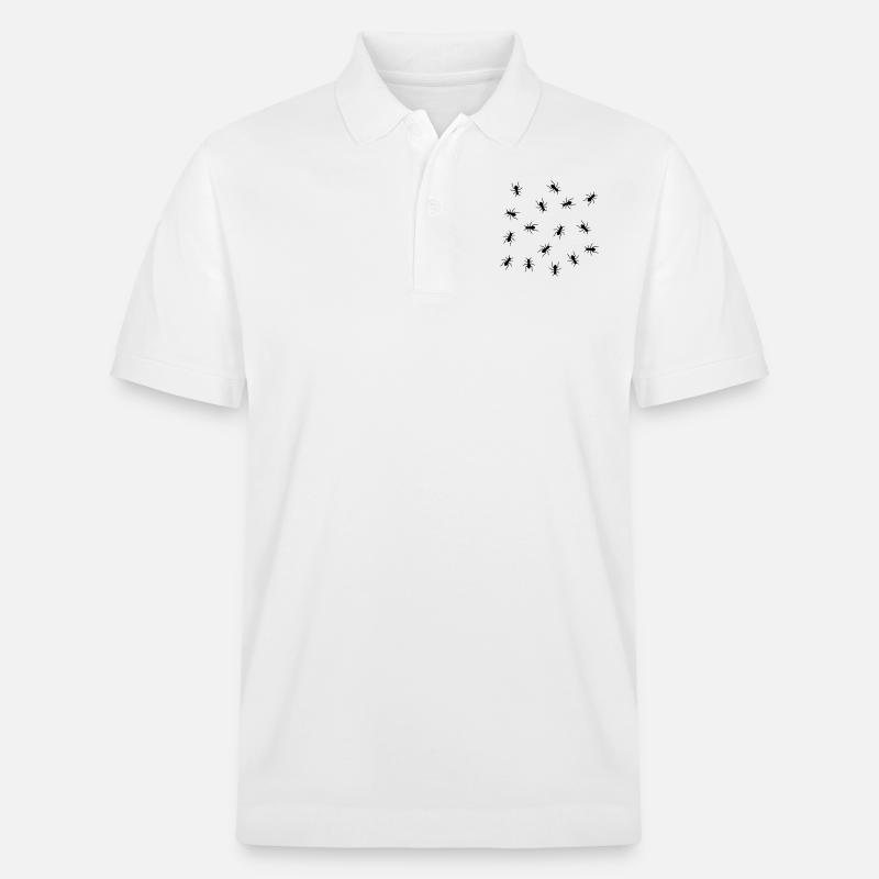 Ants Design - Polo PREPSTER bio Stanley/Stella Unisexe - blanc