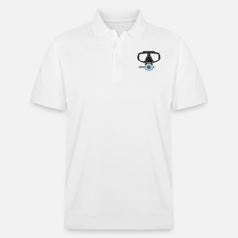 Tauchen - Stanley/Stella Unisex Bio-Poloshirt PREPSTER - Weiß