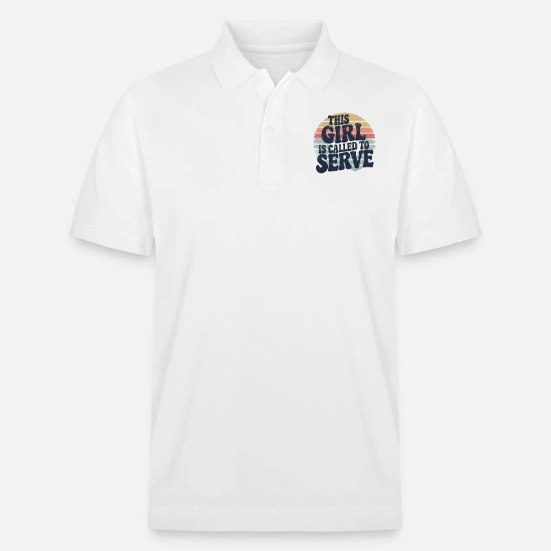 Glaubensreise einer Missionarin - Stanley/Stella Unisex Bio-Poloshirt PREPSTER - Weiß