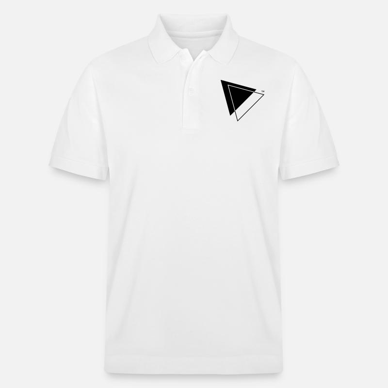 moda triangolo minimal hipster - Polo ecologica unisex PREPSTER di Stanley/Stella - bianco