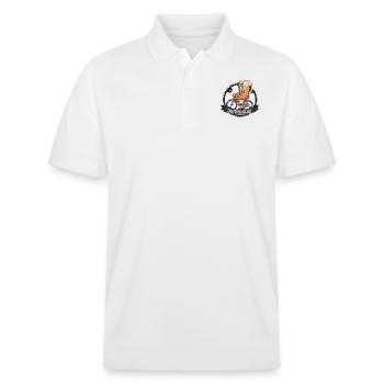 Beer pedals - Stanley/Stella Unisex Organic Polo Shirt PREPSTER - white - Front - Roxy (174cm) & Andy (188cm)