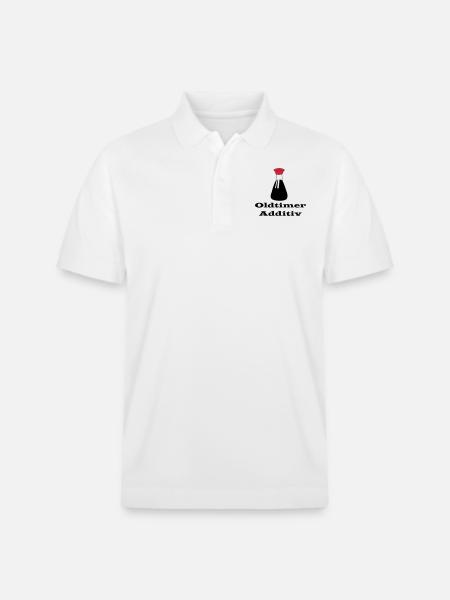 Oldtimer Additiv - Stanley/Stella Unisex Bio-Poloshirt PREPSTER - Weiß