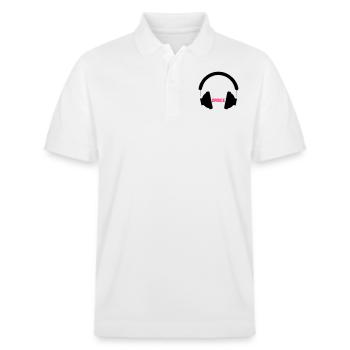 Dance - Stanley/Stella Unisex Bio-Poloshirt PREPSTER - Weiß - Vorne - Roxy (174cm) & Andy (188cm)