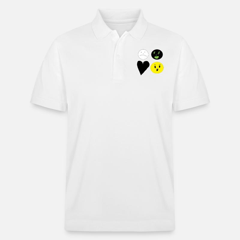Gefühle - Stanley/Stella Unisex Bio-Poloshirt PREPSTER - Weiß