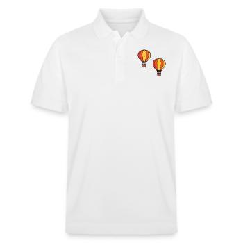 Ballon - Polo PREPSTER bio Stanley/Stella Unisexe - blanc - Devant - Roxy (174cm) & Andy (188cm)