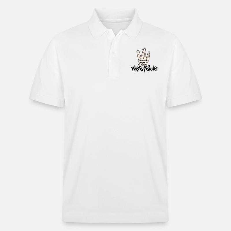 Westside - Stanley/Stella Unisex Bio-Poloshirt PREPSTER - Weiß
