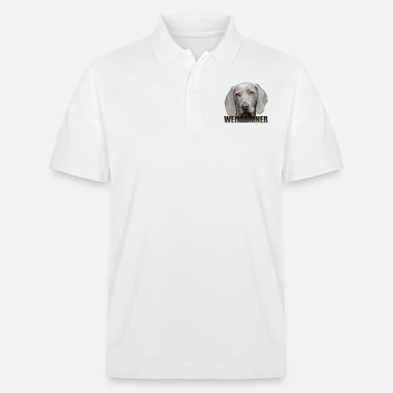 Weimaraner - Stanley/Stella Unisex Bio-Poloshirt PREPSTER - Weiß