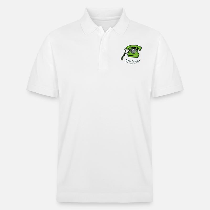 RememberTelefon - Stanley/Stella Unisex Bio-Poloshirt PREPSTER - Weiß