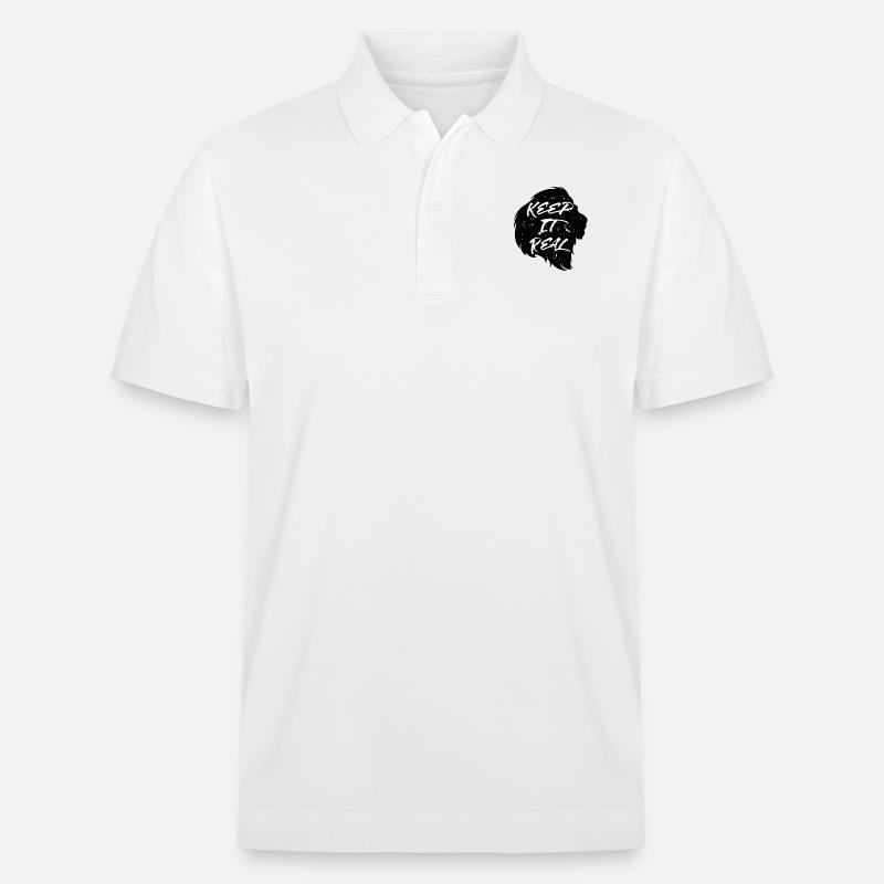 Lion Keep It Real - Polo PREPSTER bio Stanley/Stella Unisexe - blanc