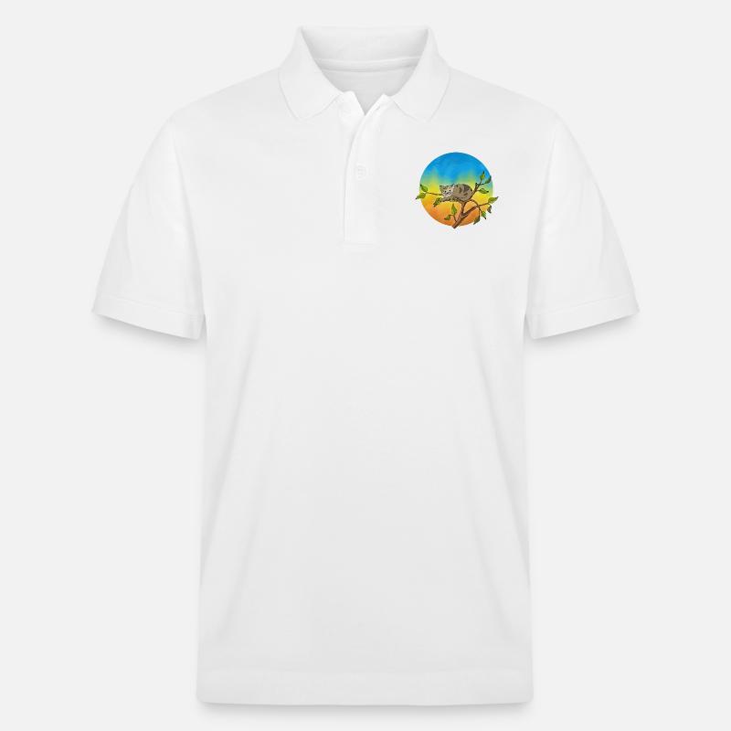 Chat - Polo PREPSTER bio Stanley/Stella Unisexe - blanc