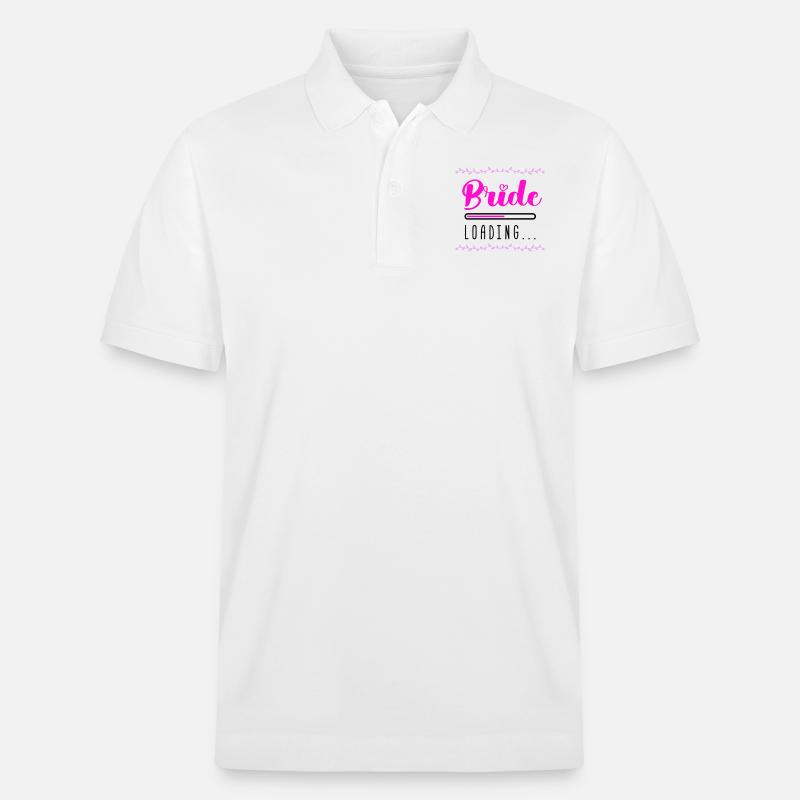 bride loading - Stanley/Stella Unisex Bio-Poloshirt PREPSTER - Weiß