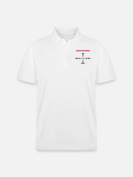 Hessischer Sprachkurs - Stanley/Stella Unisex Bio-Poloshirt PREPSTER - Weiß