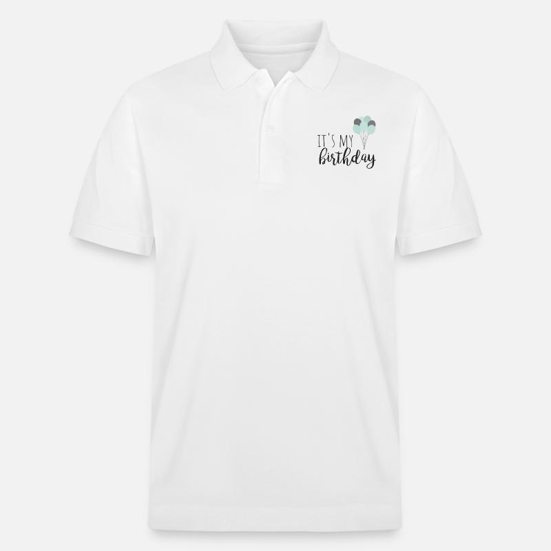 C’est mon anniversaire - Polo PREPSTER bio Stanley/Stella Unisexe - blanc