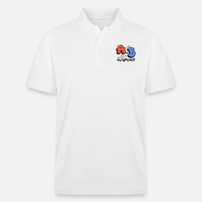 Von A nach B - Stanley/Stella Unisex Bio-Poloshirt PREPSTER - Weiß