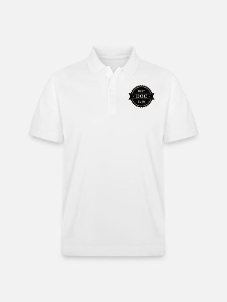 Best Doc ever - Stanley/Stella Unisex Bio-Poloshirt PREPSTER - Weiß