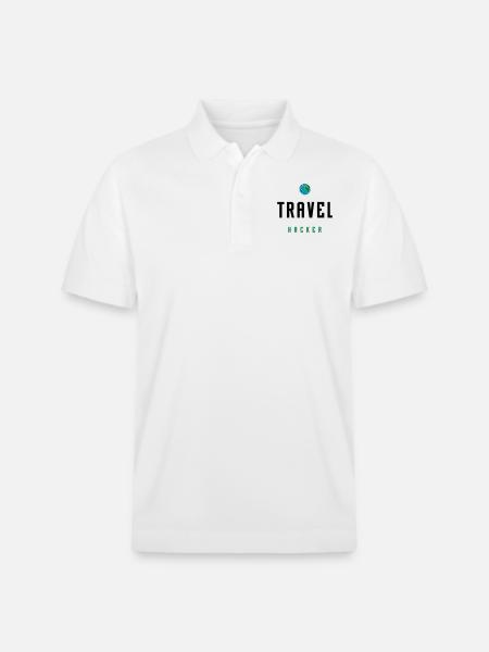HACKER DE VOYAGE - POINTS DE BONUS DE CARTE DE CRÉDIT - Polo PREPSTER bio Stanley/Stella Unisexe - blanc