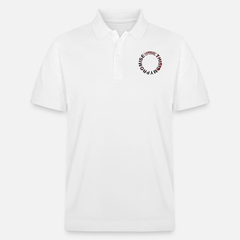 Mein Versprechen a - Stanley/Stella Unisex Bio-Poloshirt PREPSTER - Weiß