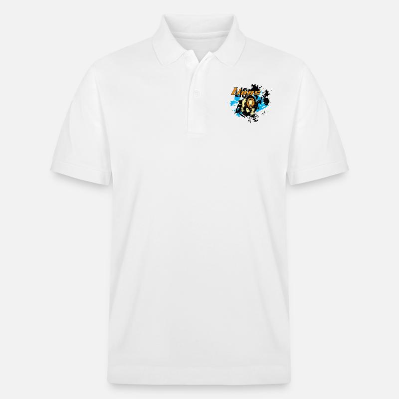 Lion - Stanley/Stella Unisex Bio-Poloshirt PREPSTER - Weiß