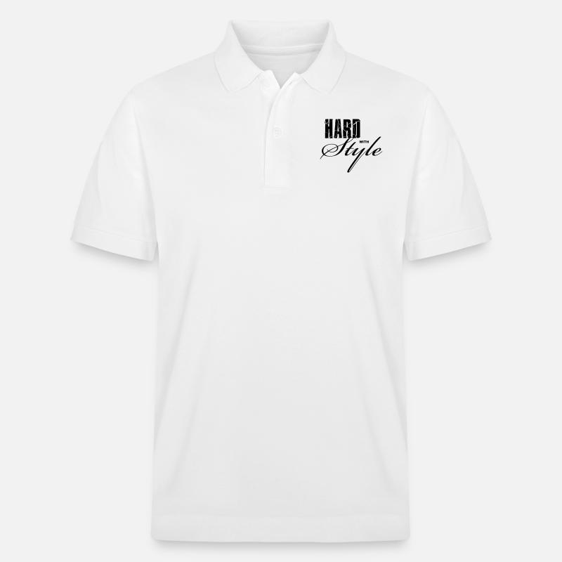 Hard with Style - Stanley/Stella Unisex Bio-Poloshirt PREPSTER - Weiß