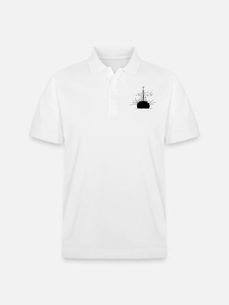 Deep-sea fishing - Stanley/Stella Unisex Organic Polo Shirt PREPSTER - white