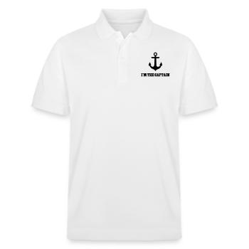 Captain - Stanley/Stella Unisex Organic Polo Shirt PREPSTER - white - Front - Roxy (174cm) & Andy (188cm)