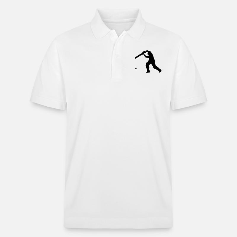 Cricket Player 2 (Vector) - Polo PREPSTER bio Stanley/Stella Unisexe - blanc